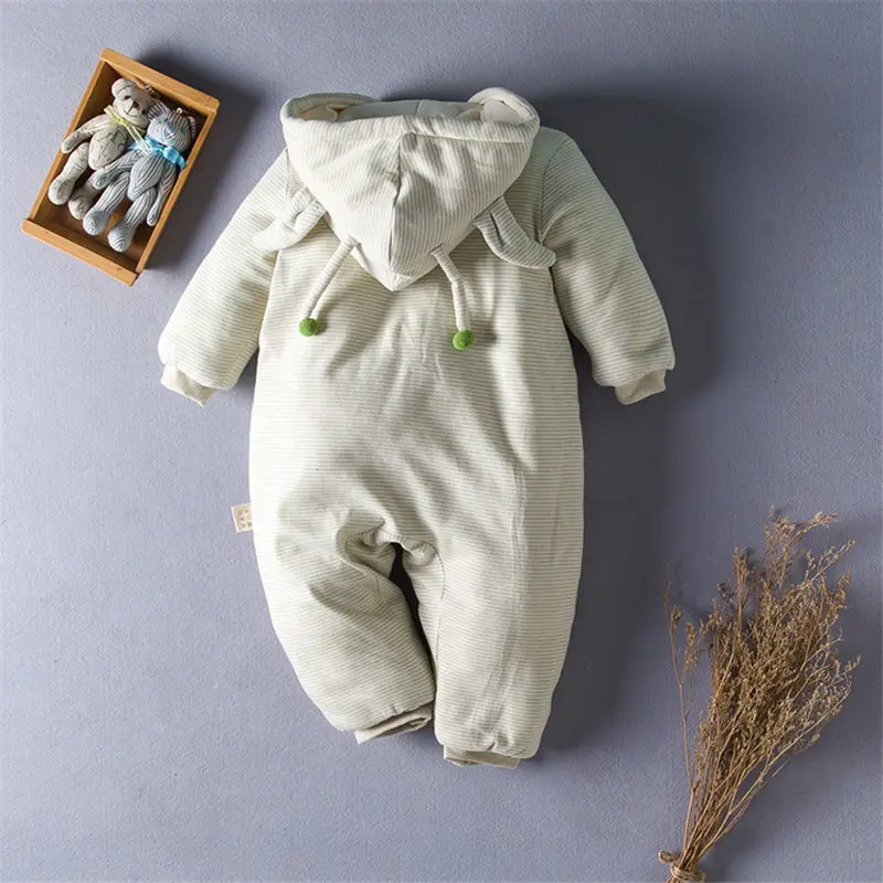 

Children clothing new autumn winter color cotton embroidered baby onesies warm baby clothes romper out clothing Infant Jumpsuits
