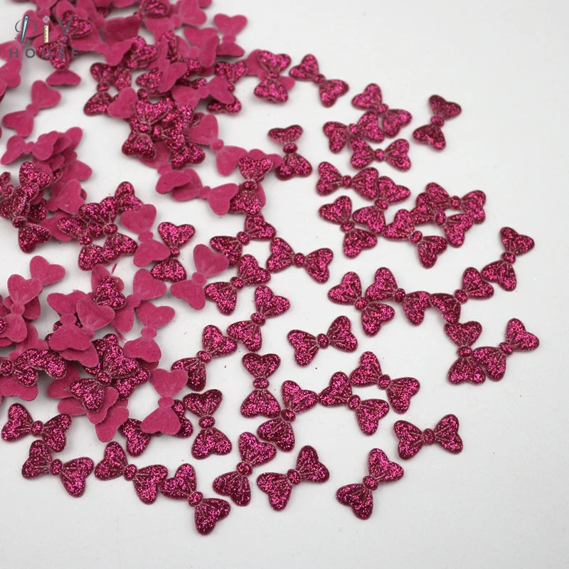 200 шт. блестящие маленькие нашивки с бантом Аппликация сделай сам материал для