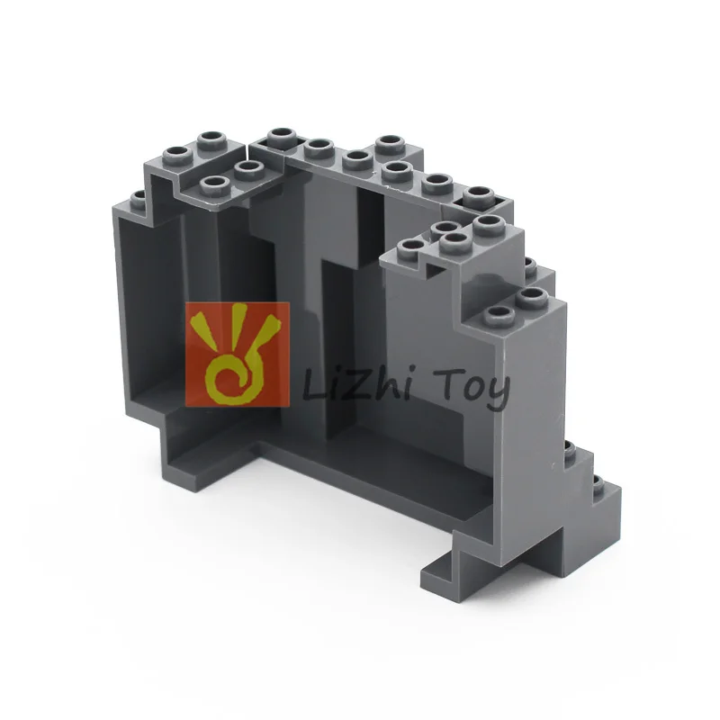 Кубики MOC 6082 рок Панель 4X10X6 прямоугольный DIY просветить строительные блоки