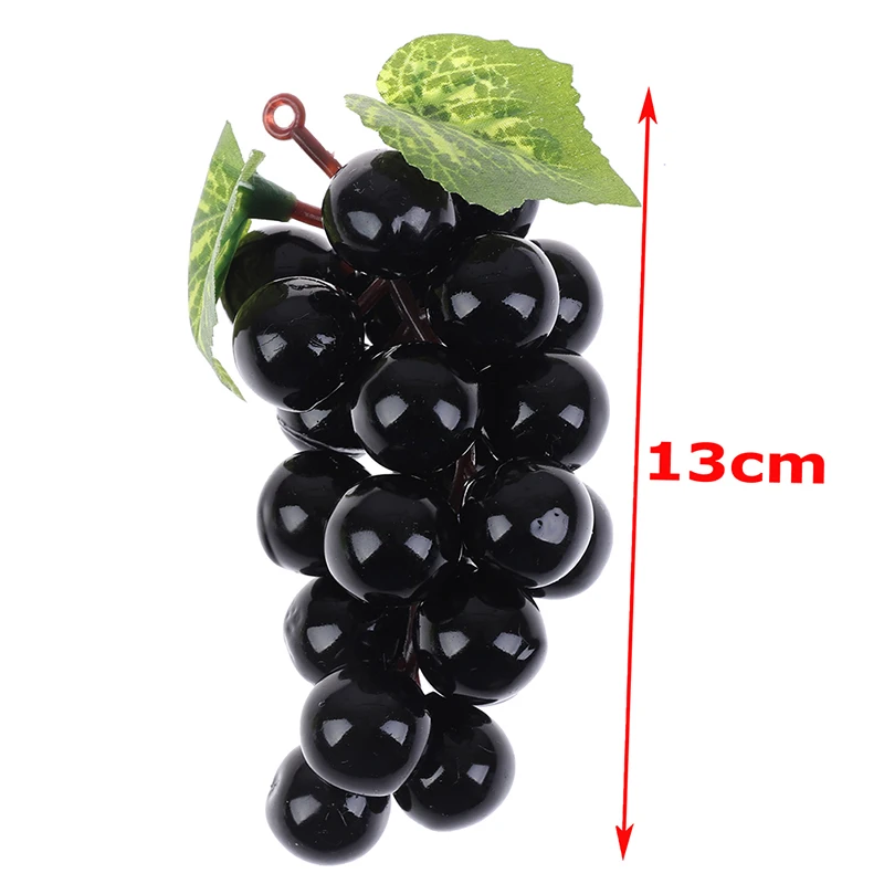 

1pcs Real Touch Artificial Fruit Grapes Plastic Home Garden Wedding Party Decoration Hot Sale