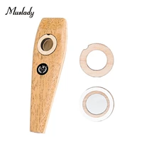 muslady wooden kazoo woodwind instrument extremely easy to learn and play musical instrument music party favor gift for kids