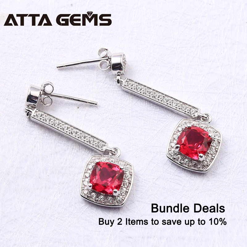 Рубин женское серебряное ювелирное изделие свадебное помолвка 2 карата создан