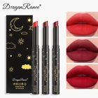 3 шт.компл. Губы Макияж Губная помада блеск для губ длительное увлажнение Косметика Сексуальная Красная губа матовая водостойкая стойкая губная помада TSLM1