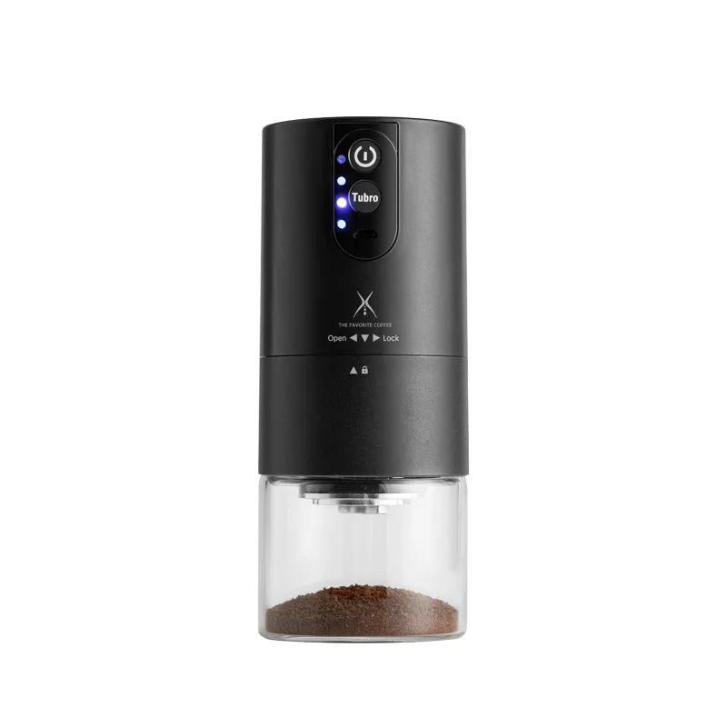

Electric Coffee Grinder Stainless Steel Core Salt and Pepper Grinder Portable Household USB Rechargeable Power Spice Herb Mill