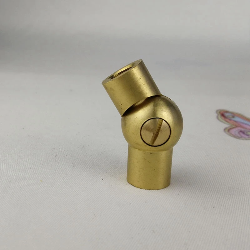 1 шт. лампа из чистой латуни Универсальная головка медная рулевая настенный