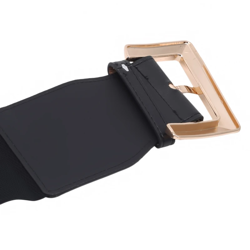 

Fashion Corset Belt Plus Size Belts For Women Waist Elastic Cummerbund Black Wide Stretch Ceinture Femme Big Dress Belt 2021