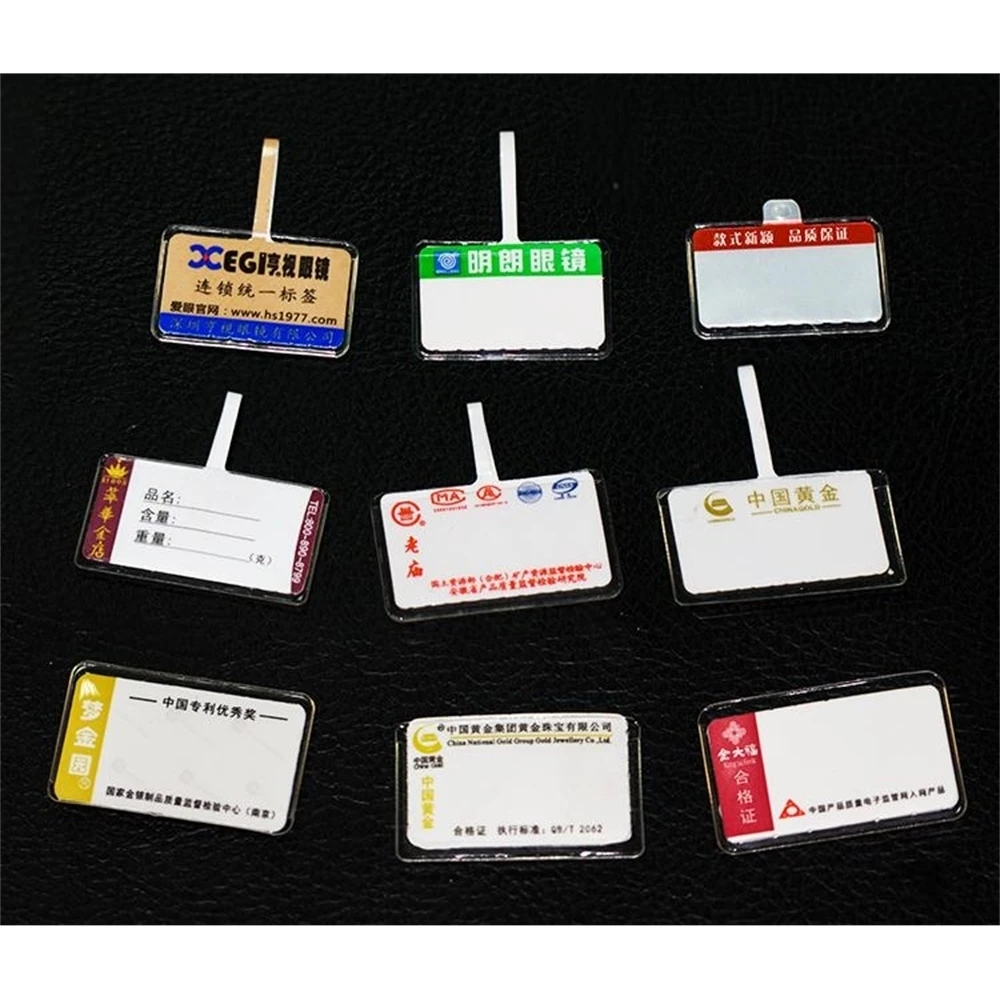 Прозрачный держатель для карт из ПВХ Карманный конвертов ювелирных изделий