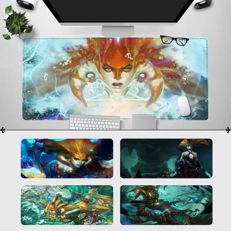 

Vintage Naga Siren Dota 2 Mouse Pad Laptop PC Computer Mause Pad Desk Mat For Big Gaming Mouse Mat For Overwatch/CS GO