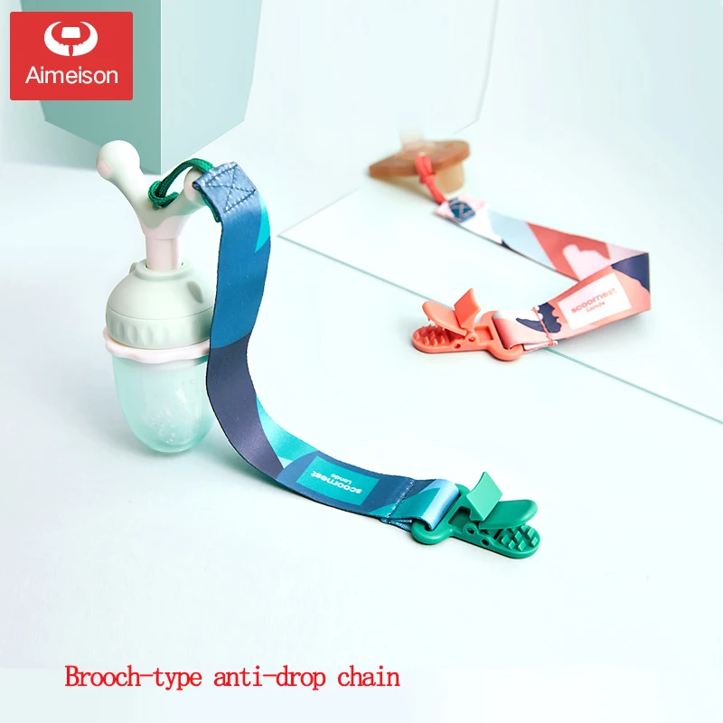 Aimeison соски с цепочкой для младенцев детская соска Прорезыватель зубов анти цепь