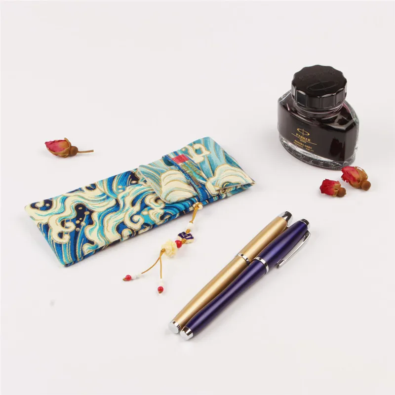 Японское кимоно Kanagawa с морским рисунком чехол для перьевой ручки сумка Hokusai