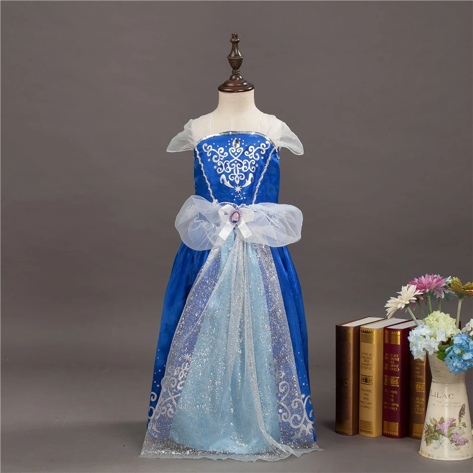 Girls Princess Dress Summer Short Rapunzel Dresses Kids Snow White Sleeping Beauty Sofia Aurora Costume Birthday Party Clothes | Детская