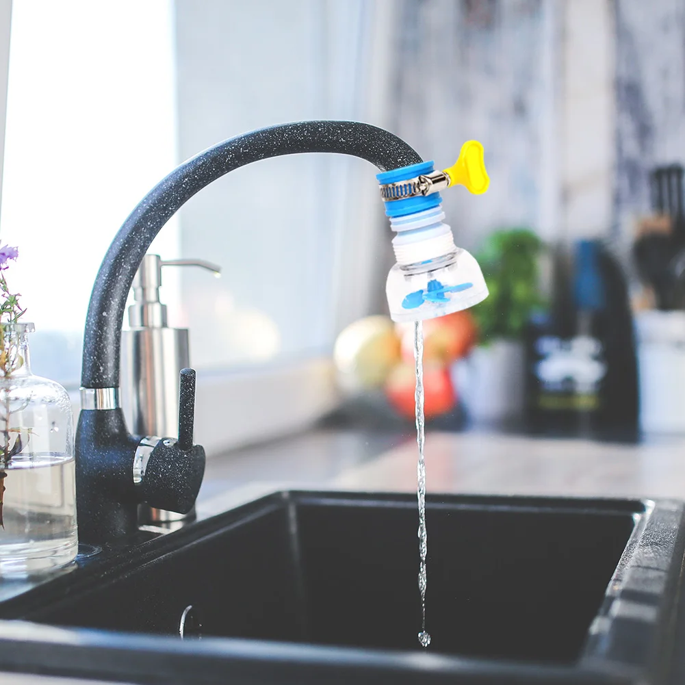 

Rotation Kitchen Faucet 6-Layers Filter Purifier Water Tap Heads Sprayer Active Minerals Random Color Faucet Replacement Parts