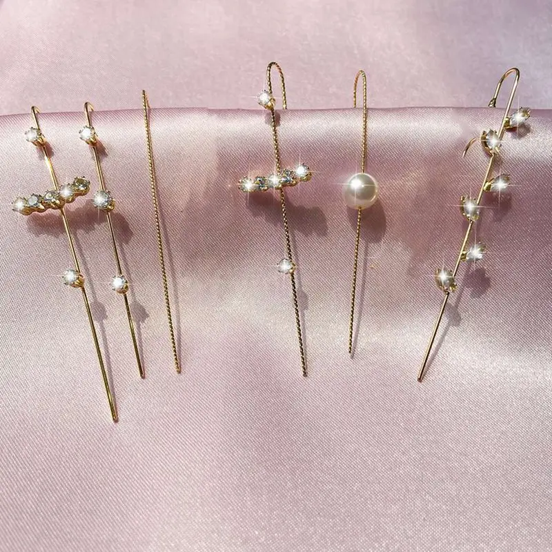 Объемный ушной раковины Тип Диагональ серьги гвоздики Модные женские