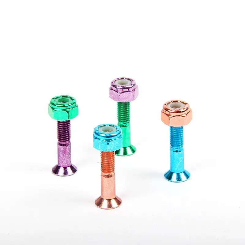 Набор из 24 сменных болтов с плоской головкой для скейтборда грузовиков монтажных