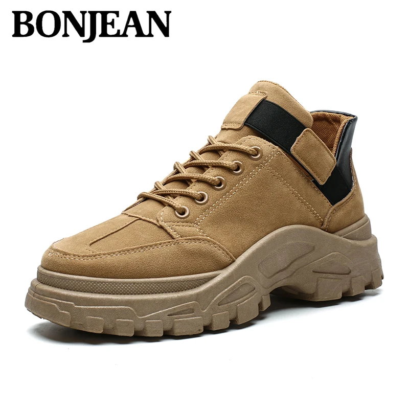 Уличный стиль Сезон осень Новинка Мужская повседневная обувь Модные подходящие