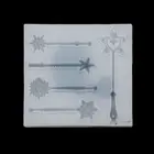 Волшебная палочка волшебная палочка силиконовая форма помадка эпоксидная смола ювелирные изделия кулон изготовление сушеных цветов Смола Декоративные DIY ручные поделки