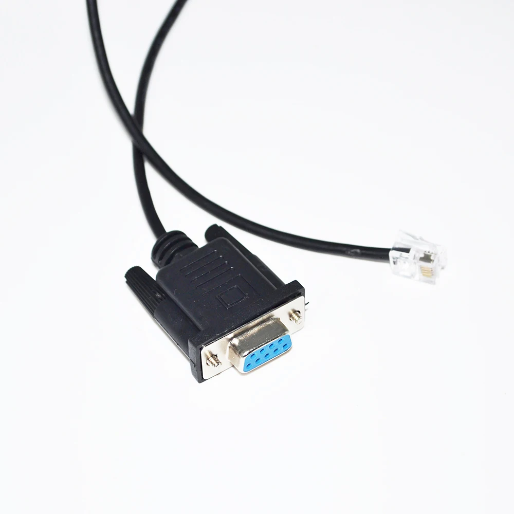 Адаптер RS232 DB9 D-SUB 9PIN к RJ11 RJ12 6P4C кабель консоли последовательной связи для шагового