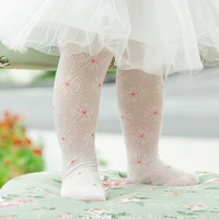 baby tights cotton cute flower kids girl tights clothes mesh newborn children pantyhose summer spring toddler tights