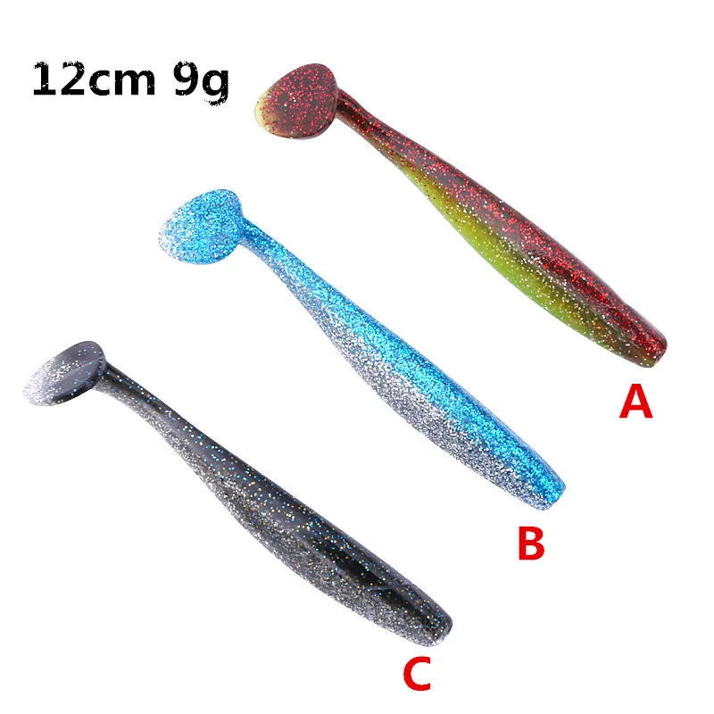 120 мм 9 г мягкая резиновая приманка для рыбной ловли джиг воблер мягкий червь