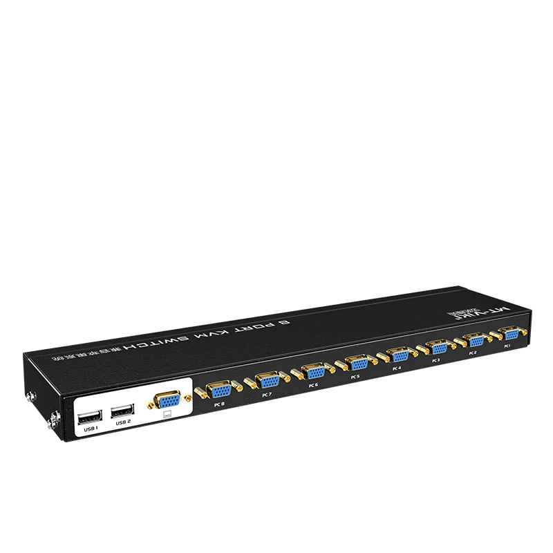 MT-Viki 8-портовый KVM переключатель VGA USB ИК-пульт дистанционного управления