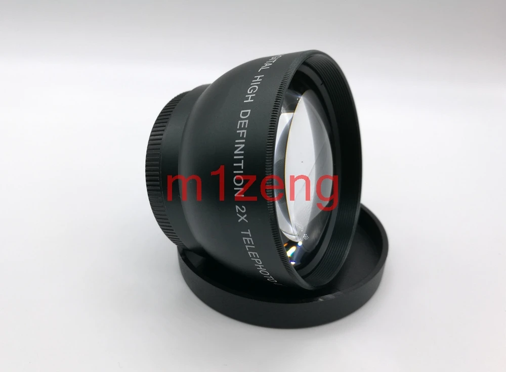 Телеобъектив 2.0x для цифровой зеркальной камеры 37 49 52 55 58 мм canon nikon pentax sony fuji olympus