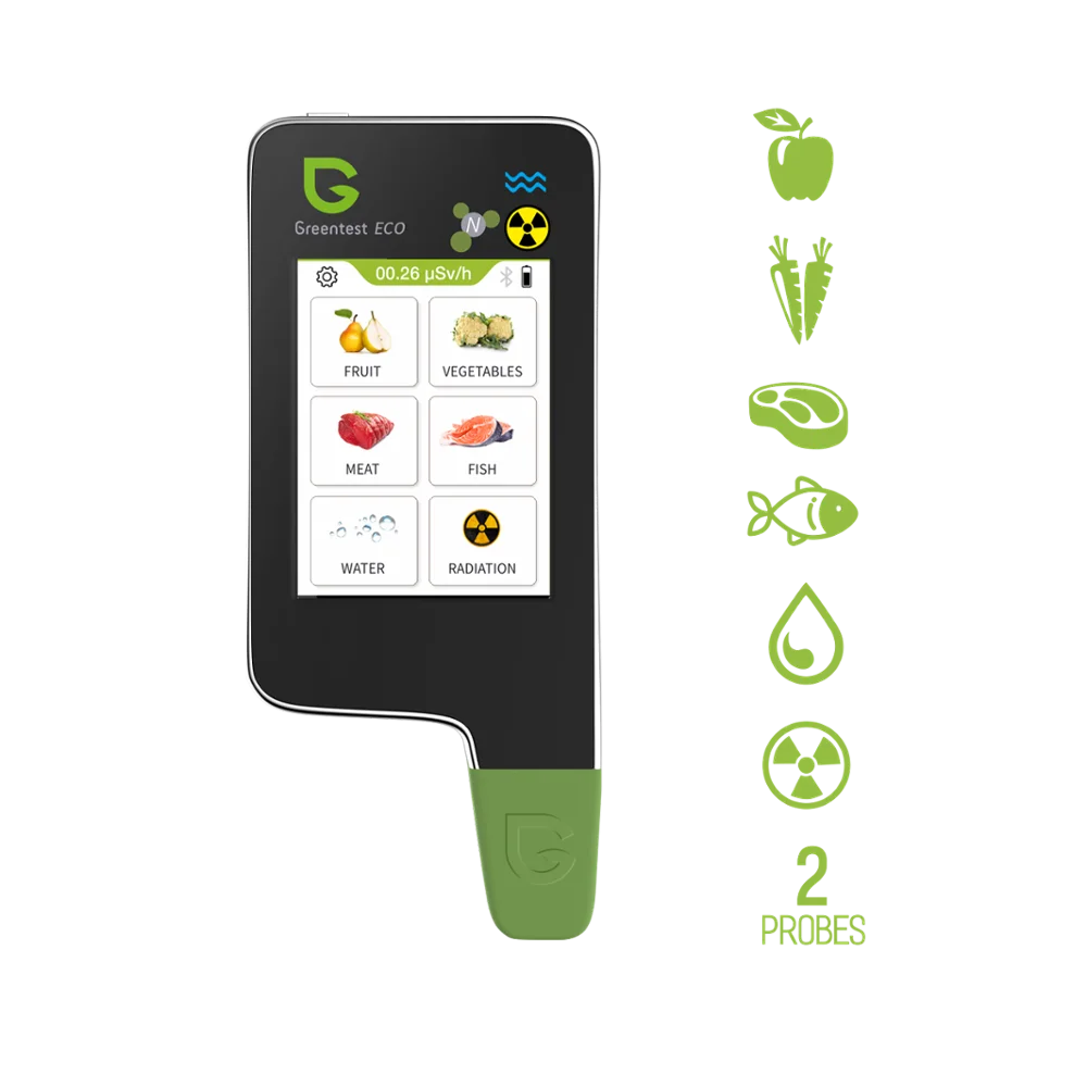 

Greentest-ECO6 домашний нитратомер измеряет содержание нитратов в овощах, фруктах и свежем мясе, а также качество воды, радиационный фон. Более 64 н...