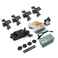 moc ir rc tracked remote control motor power function train fit for 10254 10219 10254 10183 75955 high tech building block toys