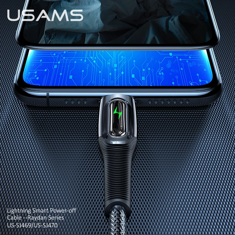 Кабель для быстрой зарядки USAM кабель iPhone 12 11 X 8 7 6 SE Huawei Xiaomi 1 2 м | Мобильные