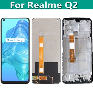 original 6 5 for realme q2 5g rmx2117 display lcd touch screen digitizer assembly replace free global shipping