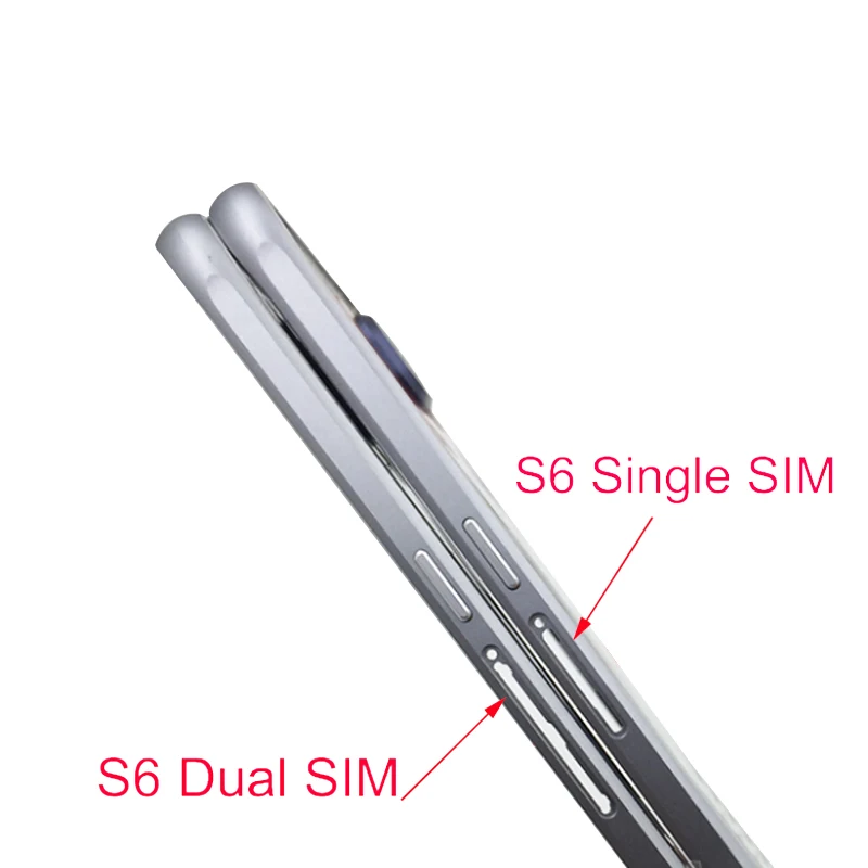 Оригинальный корпус средней рамки для Samsung Galaxy S6 G920F edge G925F plus G928F задний + NFC