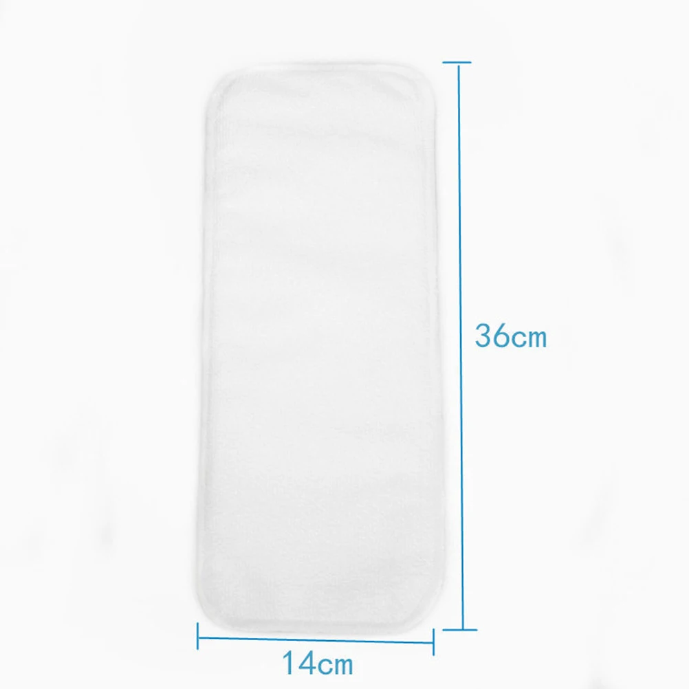 10 шт. моющийся многоразовый 3 Слои пеленки вставки из сверхтонкого волокна карман