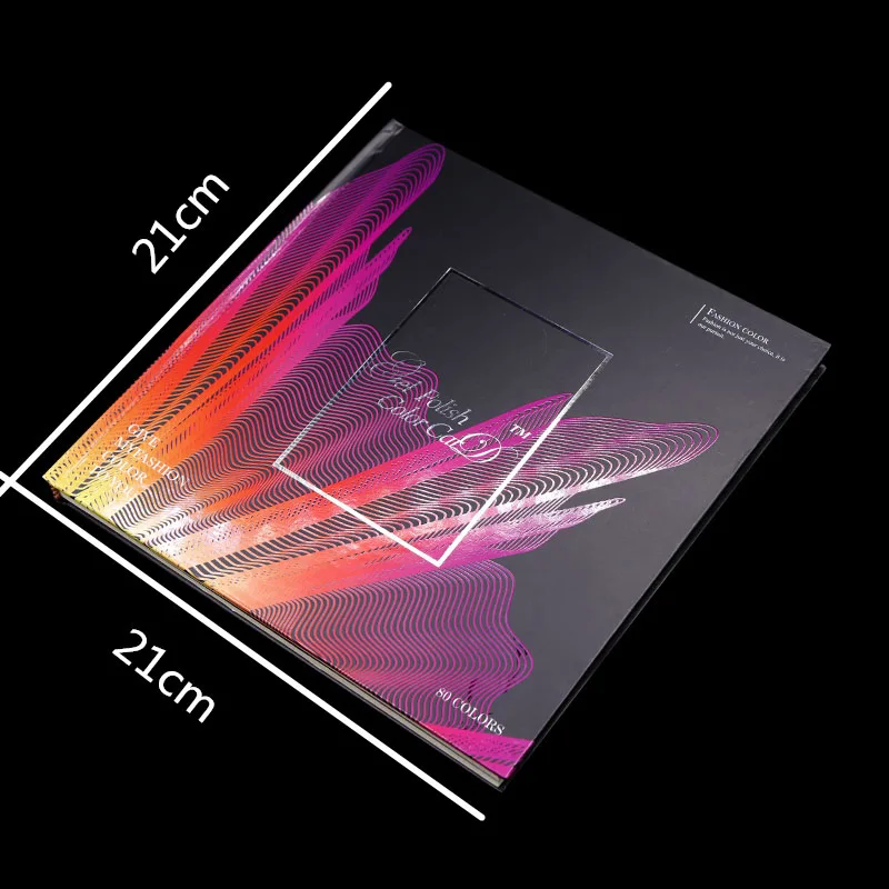 Большой накладные ногти Советы цветная книга УФ гель для ногтей карта диаграмма