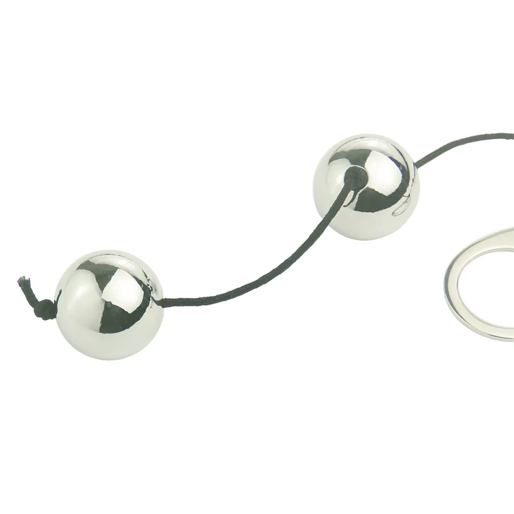 Шарики Кегеля из цельной стали такие как вибратор во влагалище качающийся