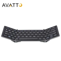 Клавиатура AVATTO, складная беспроводная мини-клавиатура для планшета, в алюминиевом корпусе, для телефонов на IOS/Android/Windows