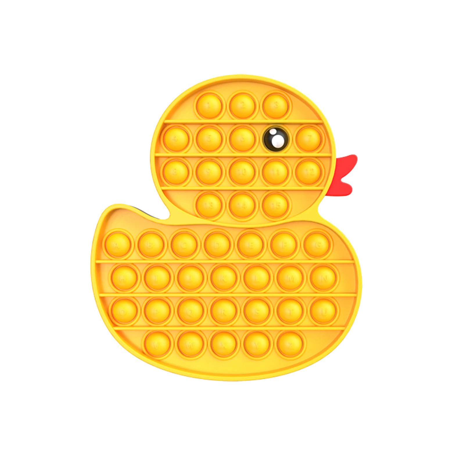 Милая желтая утка в форме популярного спиннера игрушка для снятия стресса