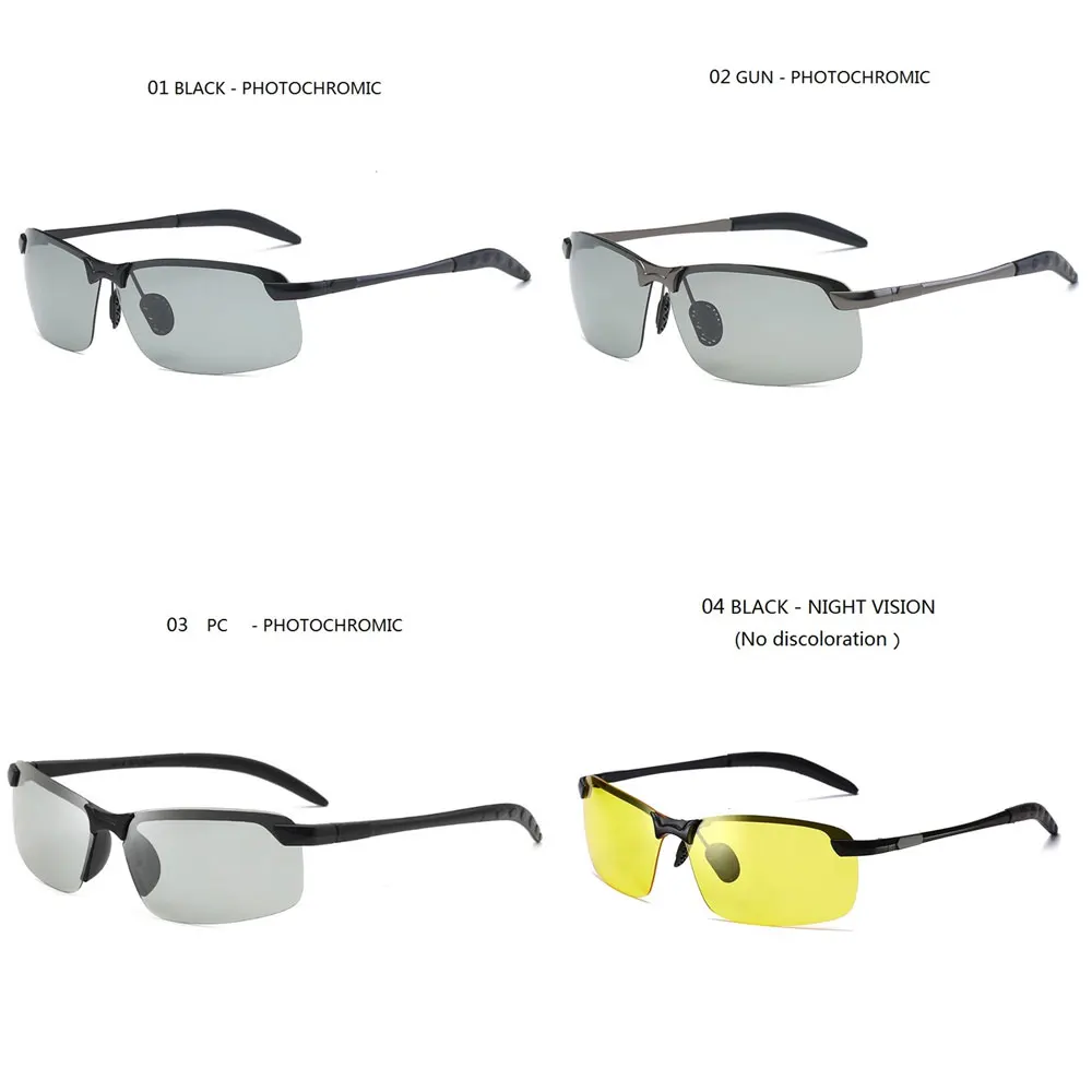 

Driver's Goggles Men Eyewear Photochromic Sunglasses Male Driving Chameleon Glasses Change Color Sun Glasses Day Night Vision