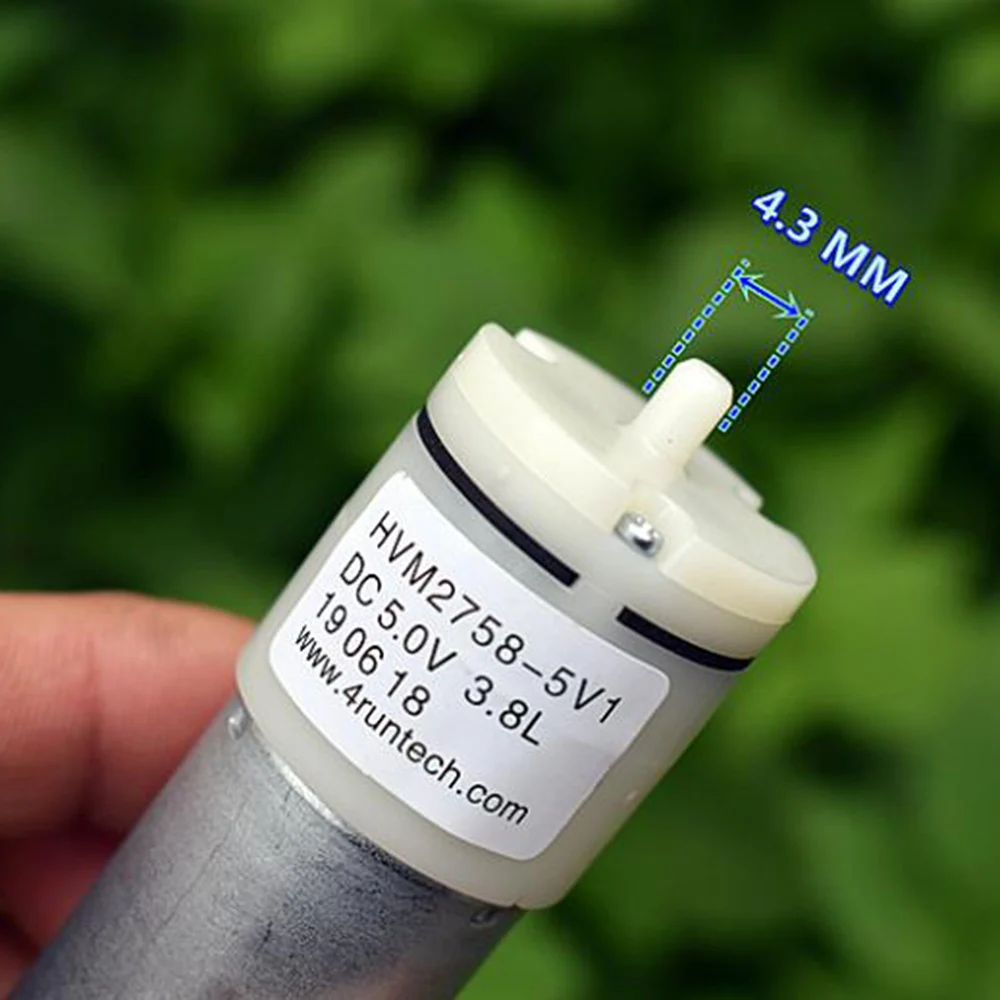 Мини 370 воздушный кислородный моторный насос постоянного тока 3 в 5 6 Φ л