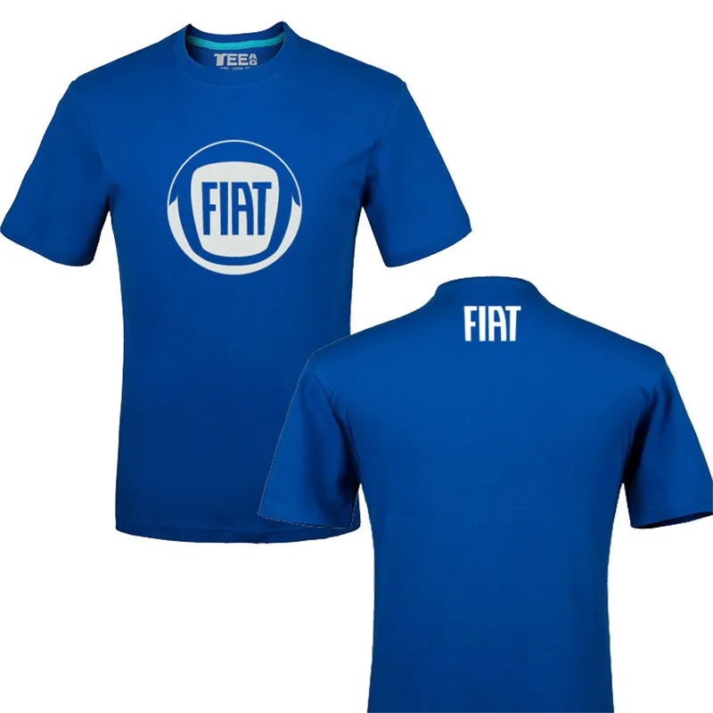 2021 забавные лого Fiat 100% хлопковая Футболка с принтом унисекс Летняя Повседневная