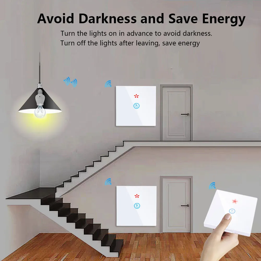 SMATRUL E26 E27 лампы держатель умный переключатель дистанционного Управление