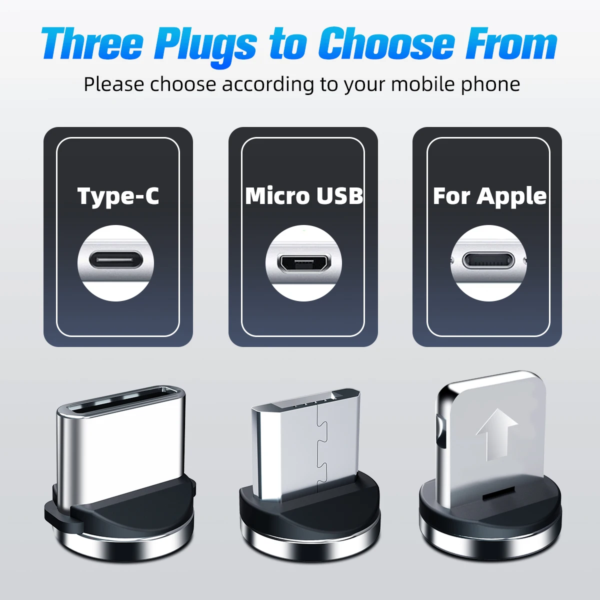 

ANMONE Micro USB Magnetic Cable USB Type c Cable Fast Charging Wire For Samsung Huawei Xiaomi Redmi Android USB C Charger Cord