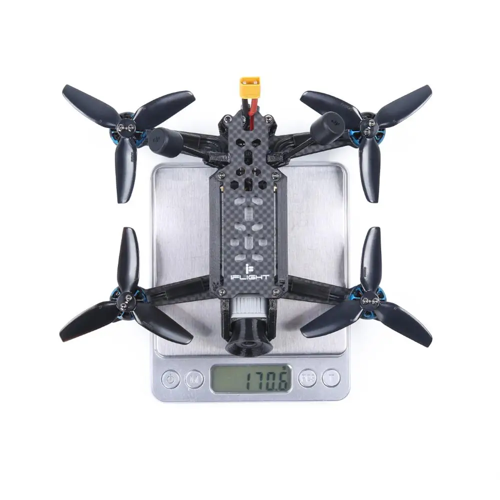 

IFlight TITAN H3 HD 3inch Quad BNF with SucceX-D Mini F7 35A Stack/XING 1404 4600KV Motor/HQ T3x3x3 Propeller for FPV System