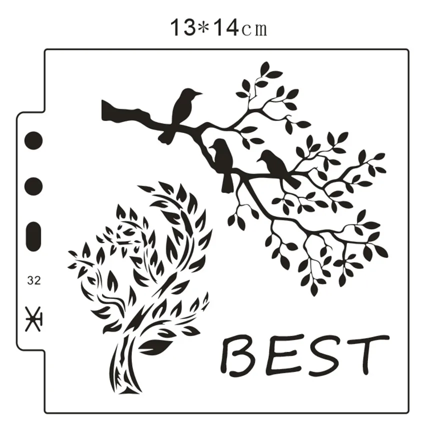 Лучший костюм Щит DIY торт скрапбук трафареты полые украшения Печать Кружева