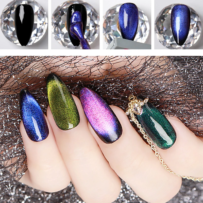 Солнцезащитные очки &quotкошачий глаз&quot голографический лак для ногтей