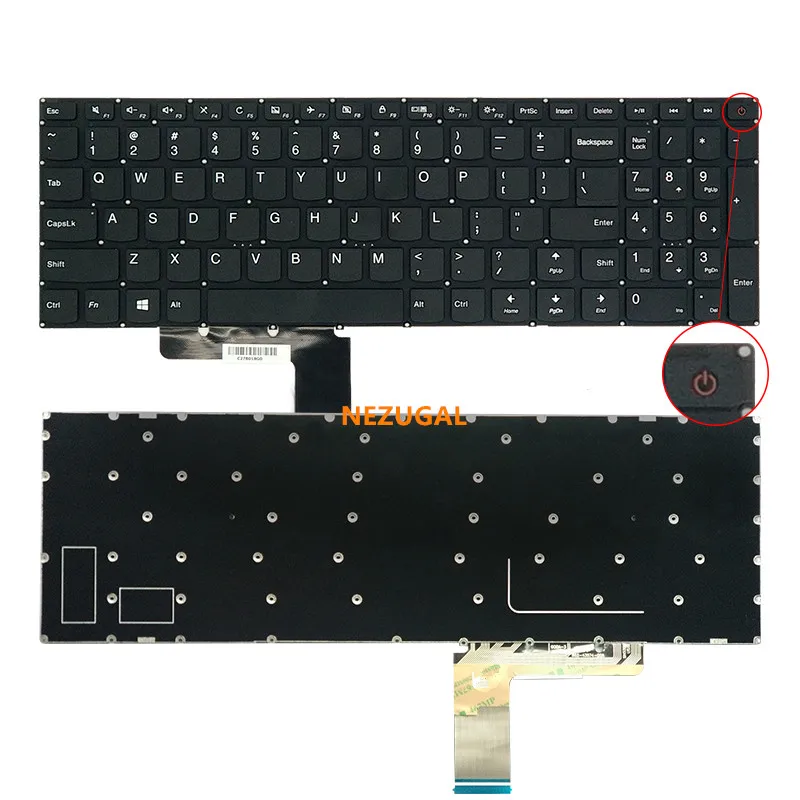 

US English keyboard for Lenovo 310-15ISK IAP IKB ABR 510-15ISK IKB V310-15ISK IKB E52-80 V110-15ISK AST IKB V510-15IKB Laptop