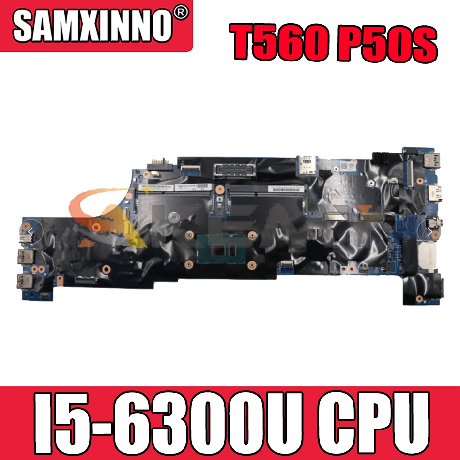 

Akemy For Lenovo ThinkPad T560 P50S Laptop Motherboard CPU I5 6300U/6200U Work FRU 01AY326 01AY306 01AY305 01AY325 01ER003