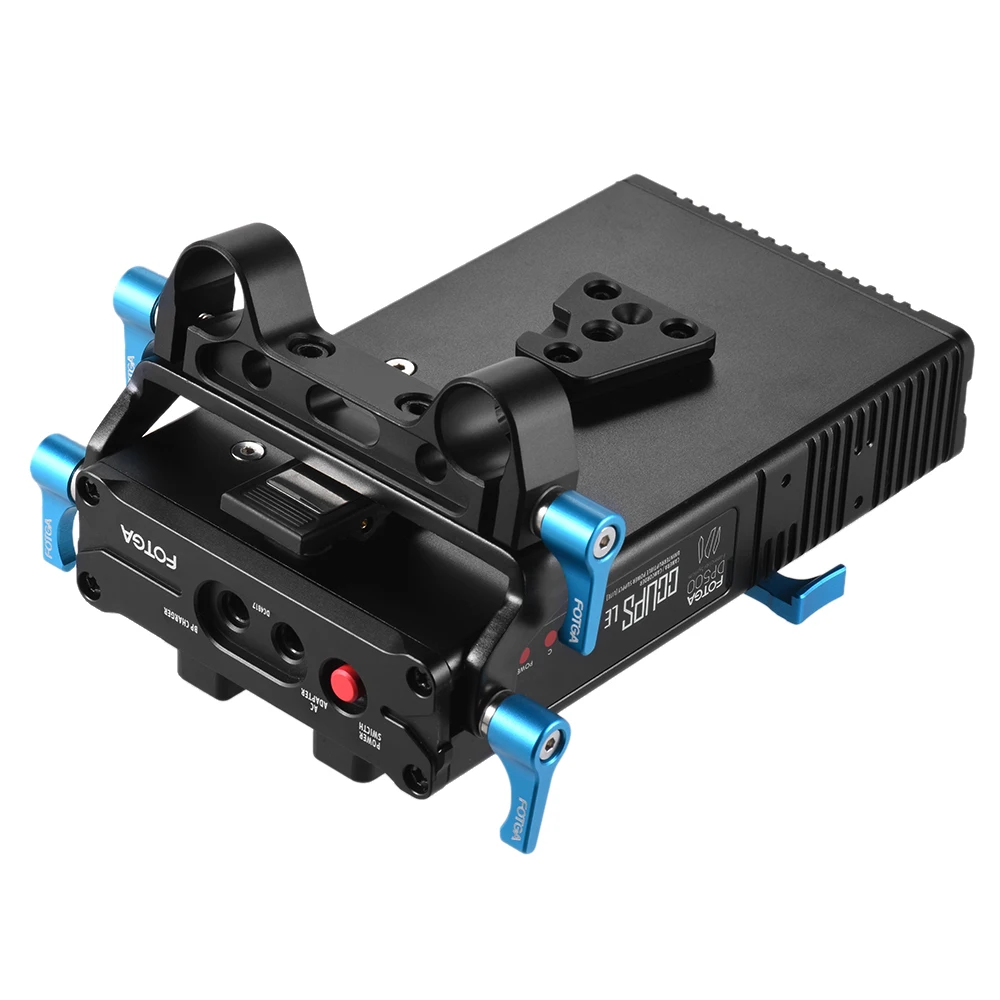 DP500III 2 в 1 V-mount адаптер для аккумулятора зарядное устройство с 15 мм стержневым