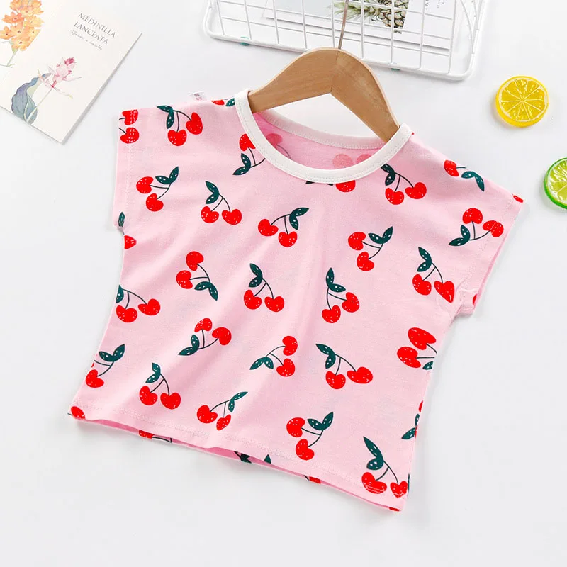 VFOCHI/футболки для мальчиков и девочек детская одежда с мультяшным принтом