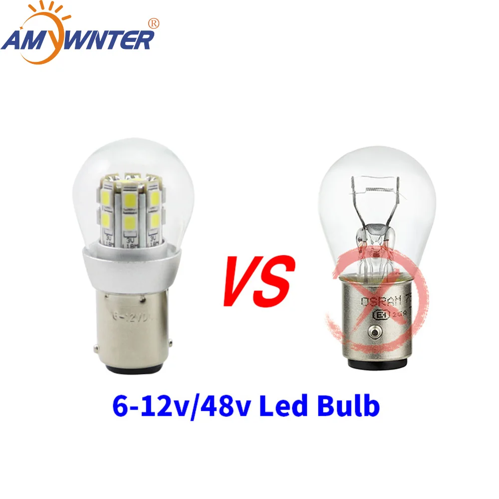 Горячая продажа S25 1157 Dual интенсивность 6 Вт P21/5w светодиодные лампы Bay15d Smd 2835 Чип