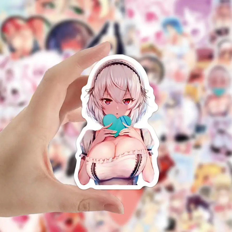 10/30/50 Uds Anime Hentai Sexy Pinup chica conejito Kikuchi etiqueta pegatinas maleta port&aacute;til coche cami&oacute;n impermeable etiqueta engomada del coche juguetes de las ni&ntilde;as-1