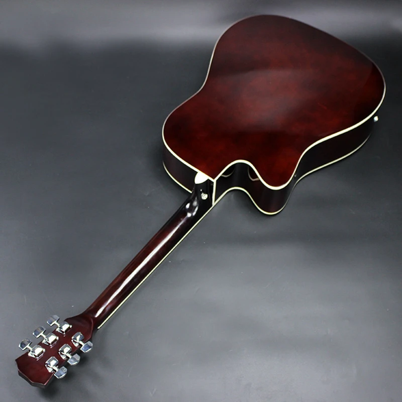 Акустическая гитара 6 струн 41 дюйм закат профессиональная сценическая AGT219 | Спорт